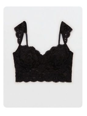 Aerie Show Off Chenille Lace Wireless Bralette